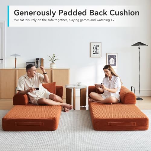 79" Convertible Sofa Bed, Boneless Couch - Image 4