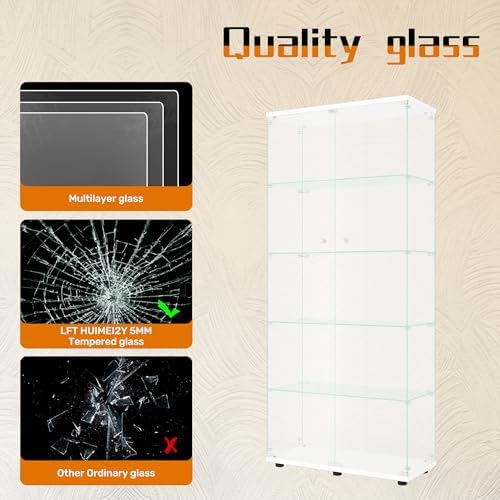 LFT HUIMEI2Y 5-Tier Glass Display Cabinet - Image 4