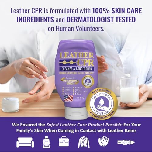 Leather CPR Cleaner and Conditioner 18oz. Bring Leather Back To Life on - Image 3