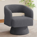 Nebuaegis Swivel Accent Chair, Modern Comfy Teddy Barrel Chairs, Oversized by Nebuaegis