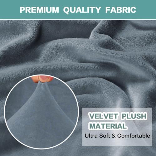 Turquoize Velvet Recliner Covers - Image 3