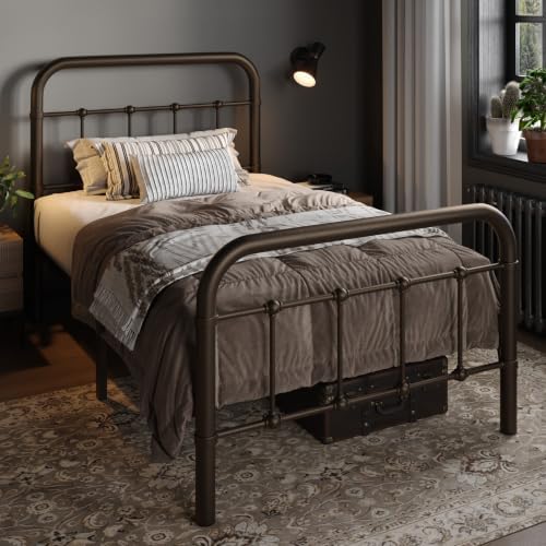 Allewie Twin Metal Bed Frame - Image 3