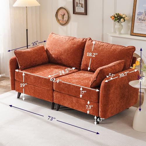 73'' Modular Sectional Couch - Image 2