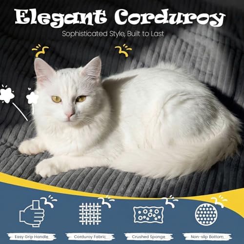 Modular Kids Play Couch, Convertible Toddler Sectional Sofa, Soft Cloud - Image 4