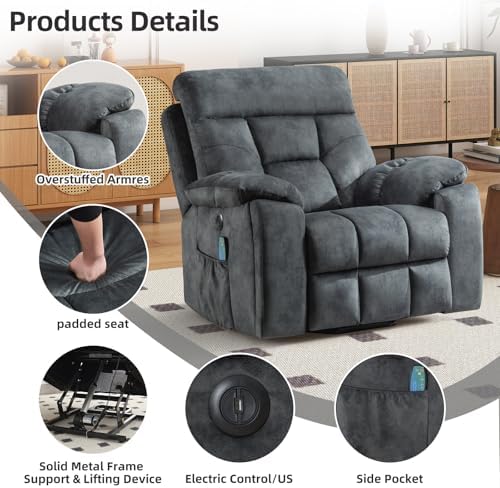 EBELLO Power Lift Recliner Chair - Image 4