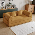 79'' Convertible Compressed Corduroy Folding Cloud Sofa Bed, 5 in 1 Modern by GORGENIUS