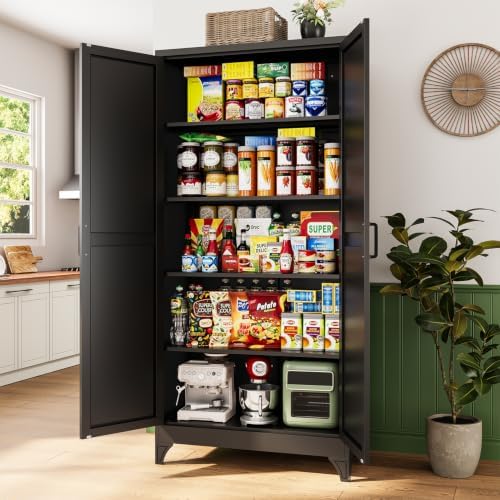 Letaya 76" H Metal Garage Storage Cabinets - Image 4
