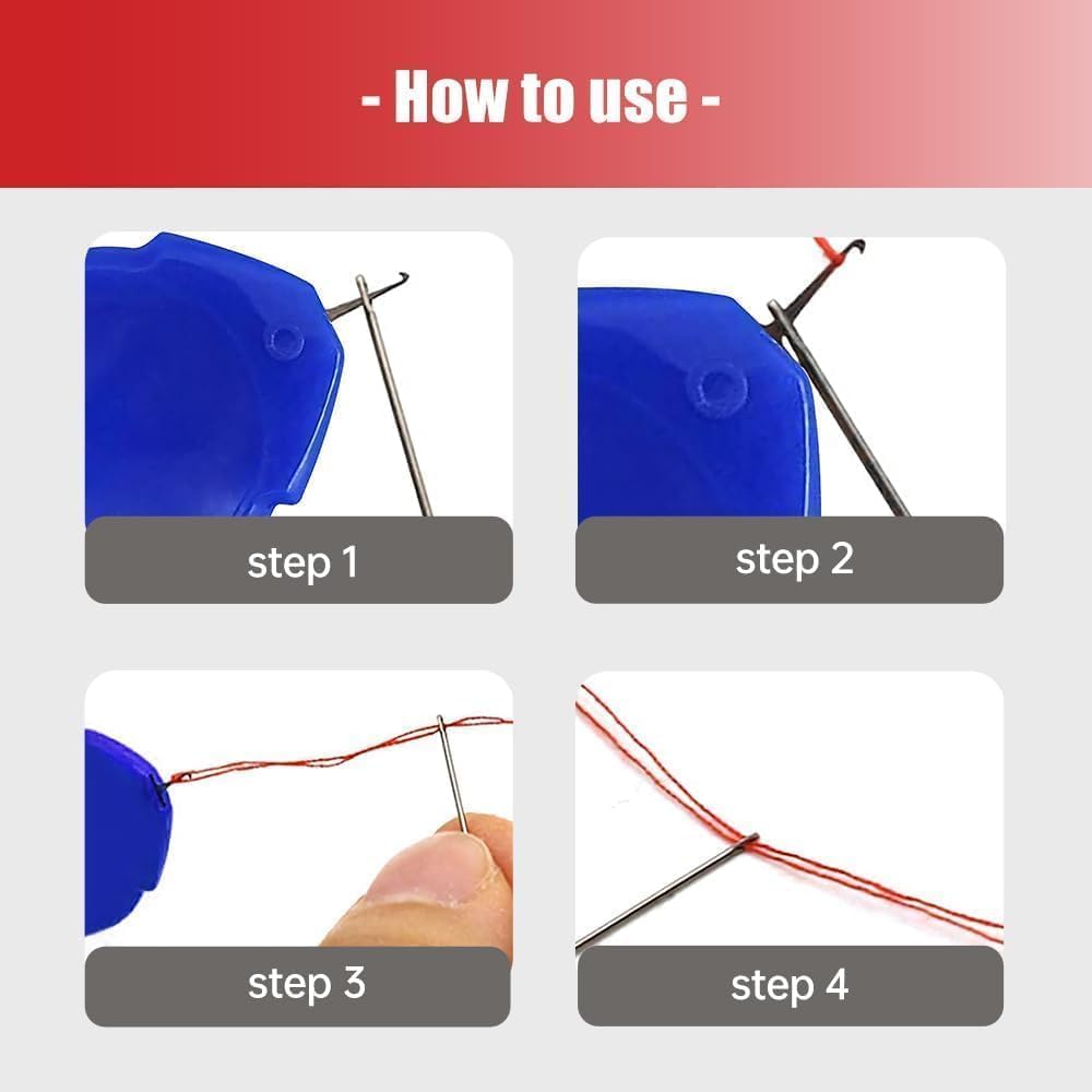 Sewing Machine Needle Threader,2024 New Plastic Needle Threaders,Simple Needle Threader Tool for Hand Sewing,Simple Quick Sewing Machine Needle Threader (Random Color) (10 PCS)