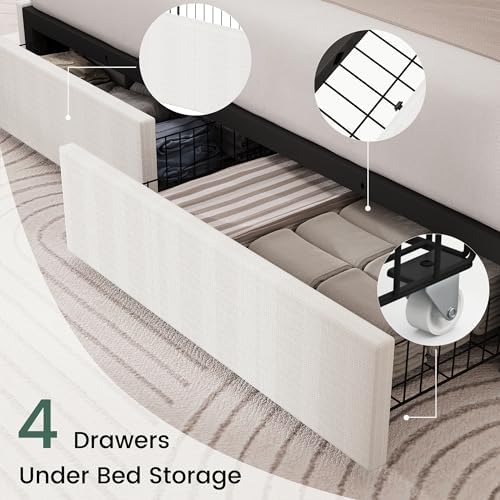 LARMACE Queen Size Bed Frame - Image 3