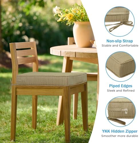 19 x 19 Inch Outdoor Chair Cushions - Image 5