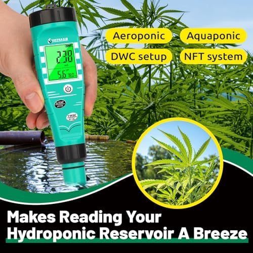 UIUZMAR pH Meter for Hydroponics EC pH Monitor pH ppm Tester for hydroponics - Image 4