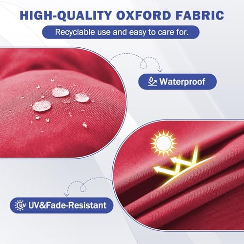 IPYNBAP Rocking Chair Cushion, Waterproof and Fade-Resistant Patio Chair - Image 4
