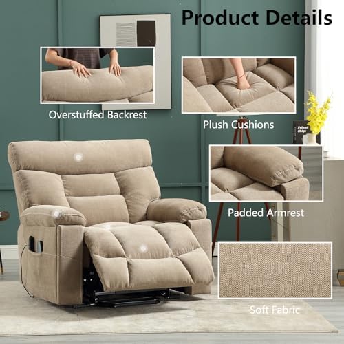 CANMOV Dual Motor Power Lift Recliner Chair - Image 5