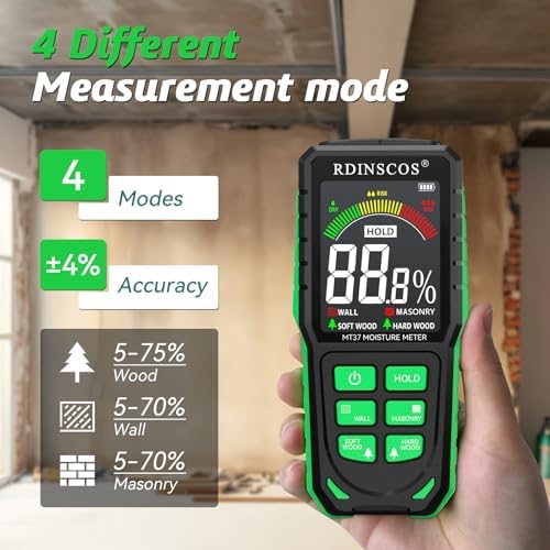 RDINSCOS Pinless Moisture Meter - Image 6