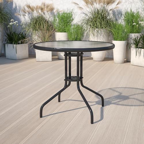 Flash Furniture 31.5 in Metal Round Table - Image 2