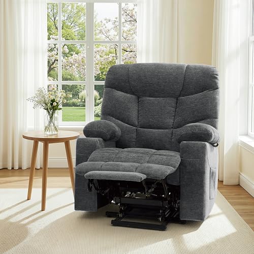 MCombo Power Lift Recliner Elderly, Fabric R7289 - Image 2