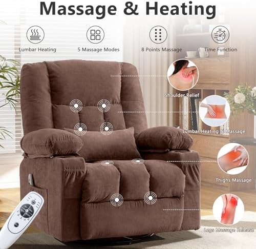 Swivel Rocker Recliner Chair - Image 3