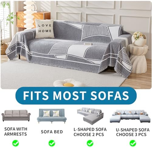 HAOMAIJIA Non Slip Couch Cover Sofa Covers - Image 5