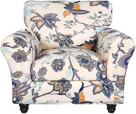 SearchI Stretch Sofa Cover Printed Couch Covers, Floral Pattern 2 Piece by SearchI
