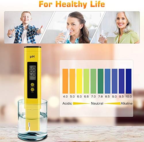 PH Meter for Water Hydroponics Digital PH Tester Pen 0.01 High Accuracy Pocket - Image 5