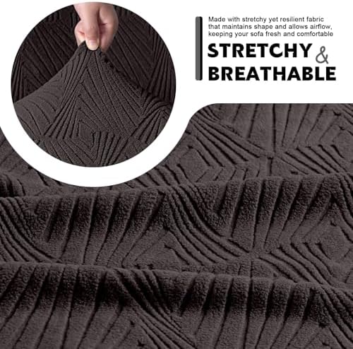 VANSOFY Stretch Couch Cushion Covers - Image 5