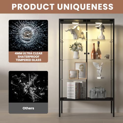 LFT HUIMEI2Y 4-Tier Glass Display Cabinet - Image 4