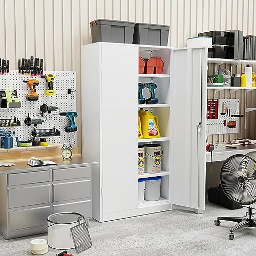 SUNCROWN 72" Metal Storage Cabinet - Image 2