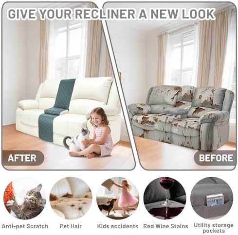 Sectional Reclining Couch Covers - Image 4