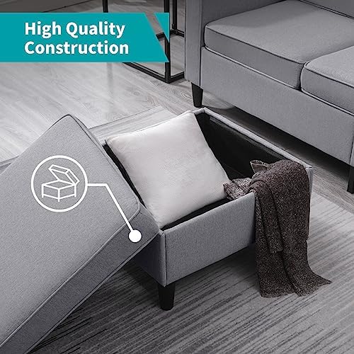 BALUS 78.4" W 3 Piece Living Room Sofa Set - Image 3