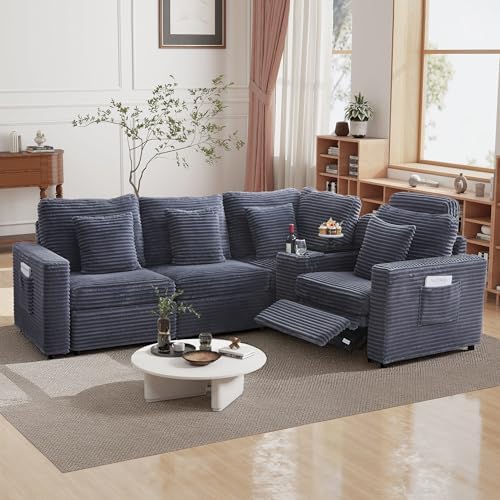 RARZOE Oversized Modular Sectional Sofa, 4-Seater L-Shaped - Image 6