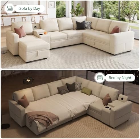 HONBAY Modular Sleeper Sofa - Image 5