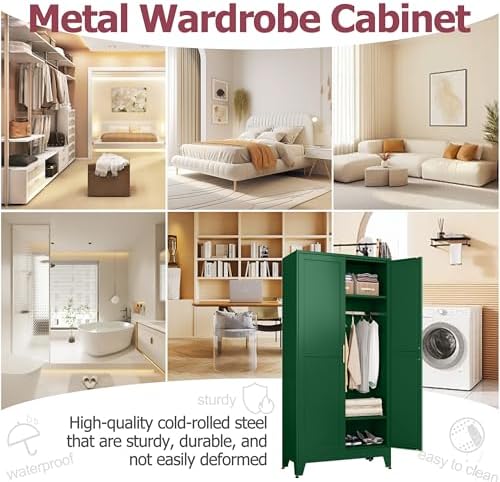 GAIOUS Metal Wardrobe Cabinet - Image 5