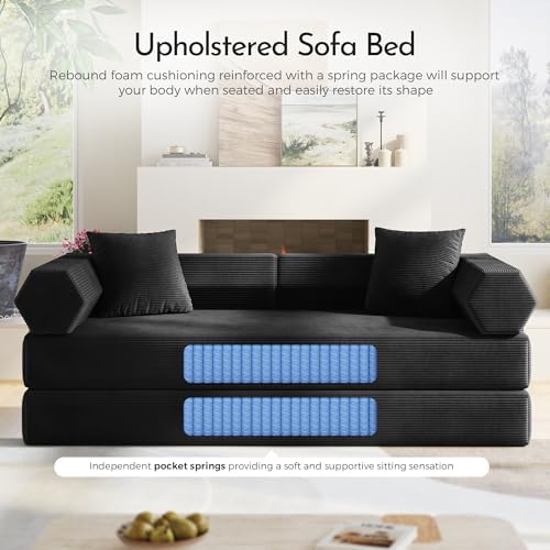 79" Convertible Sofa Bed, Boneless Couch - Image 5