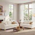 Apicizon Loveseat & 3 Seater Sofa Sets, 2 Piece Deep Seat Sleeper Sofa by APICIZON