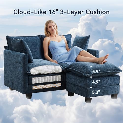 L-Shape Loveseat Sofa Couch - Image 3