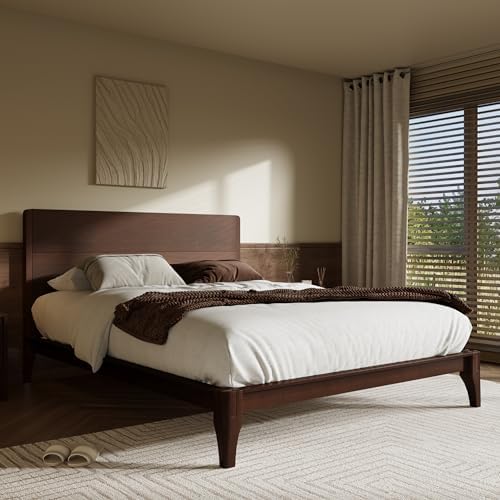 Merax King Size Bamboo Platform Bed Frame - Image 3
