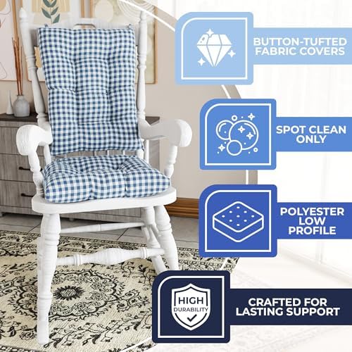 Klear Vu The Gripper Non-Slip Rocking Chair Cushion Set - Image 3