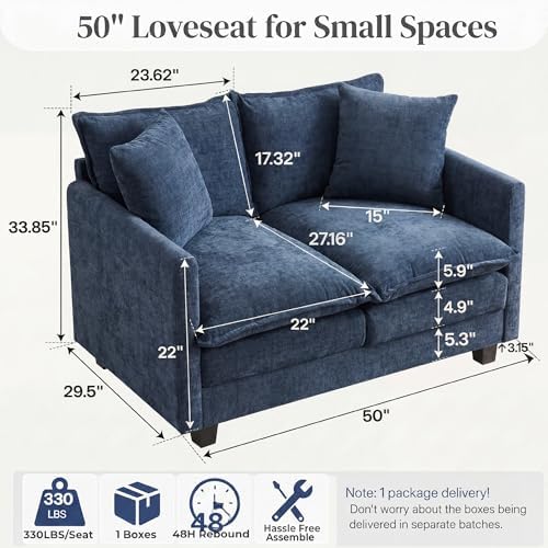 2-Seater Cloud-Like Loveseat Sofa - Image 2