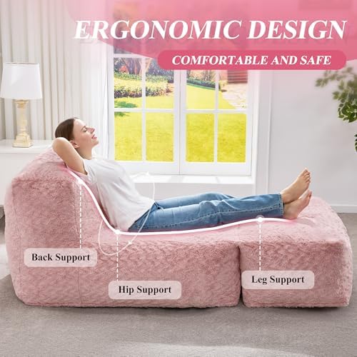 Hobestluk Large Bean Bag Chairs Sofa - Image 6