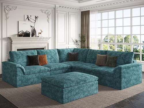 EASE MOOSE Modular Sectional Sofa, Boneless Couches by EASEMOOSE