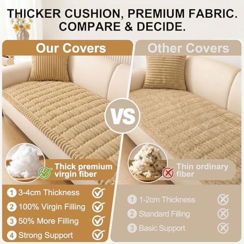 Smiry Couch Cover for Dogs, Non Slip Washable Sofa Protector for Pets - Image 4