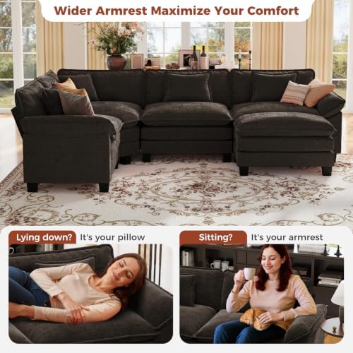 CDCASA 117" Oversized Modular Sectional Sofa - Image 6