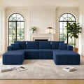 118 Inch Oversized U-Shaped Boneless Cloud Sectional Couch by Yimilife
