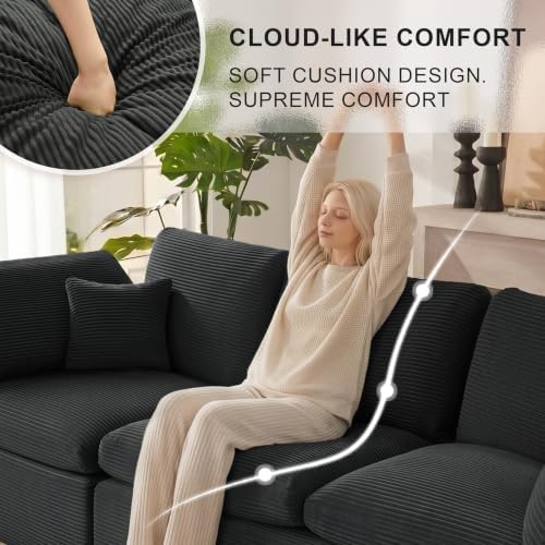 Cloud Sectional Couch, Boneless Couches - Image 5