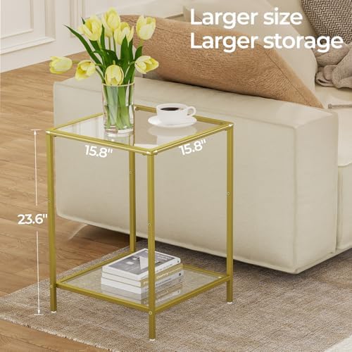 HOMSHO Side Tables Set of 2 - Image 3