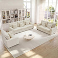 Loveseat & 3 Seater Couch with Chair Chenille Couch Set by MAHYIZYI-SimpleFashionable