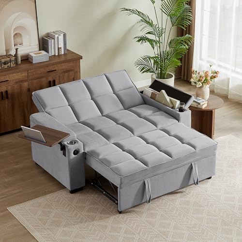 hansones ​66" Multi-Functional Pull-Out Sofa Bed by hansones