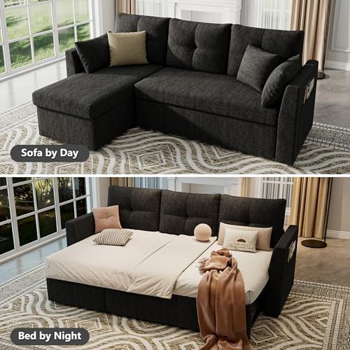 Huatean Home Sleeper Sofa Couch, Sectional Sofa Bed - Image 4
