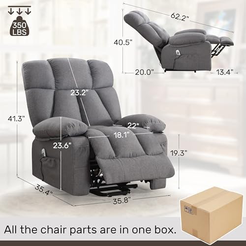 Oversized Power Lift Recliner Chair - Image 2