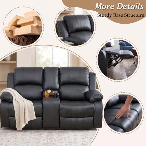 Leather Recliner Sofa，Reclining Sofa Set - Image 5